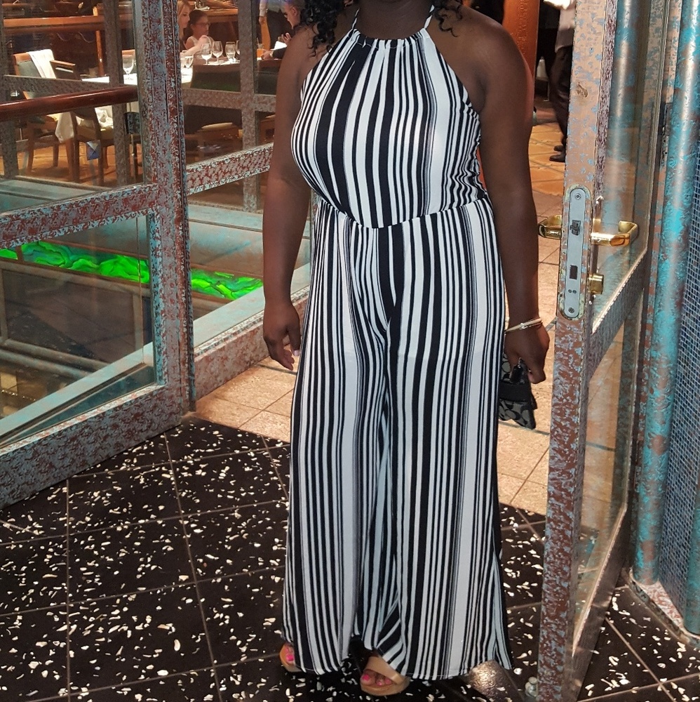 Black and White Jumpsuit